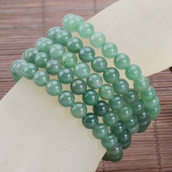 Handmade Yoga Stretch Elastic Bracelet Natural Stone Crystal Healing Power Energ - Picture 4 of 6